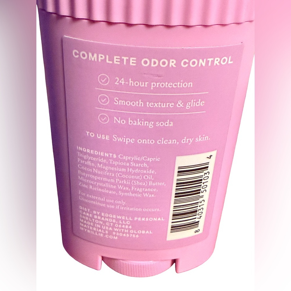 Billie NWT 4 Pc Lavender Milk Aluminum Free 24 Hour Control Deodorant Set - Picture 8 of 9